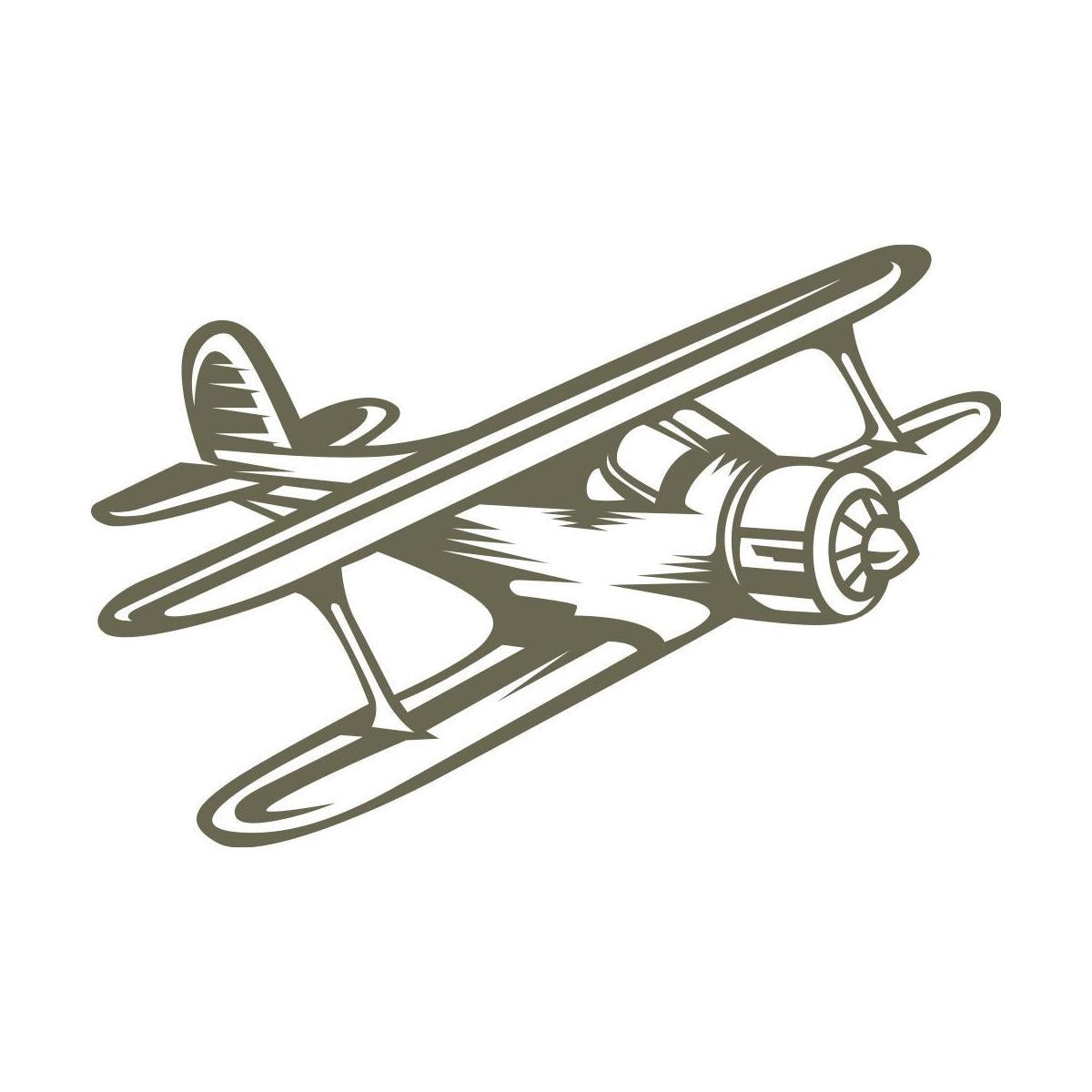 Prop Plane Delrin Leather Stamp