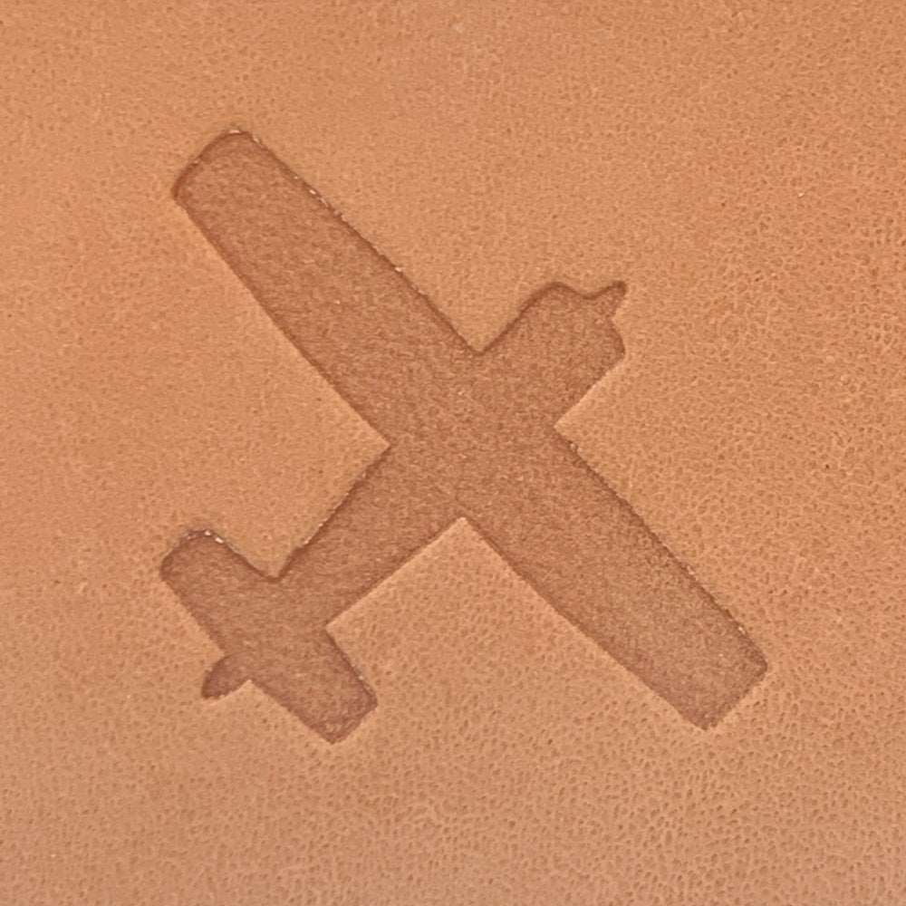 Prop Plane Delrin Leather Stamp - All Good Leather Co.