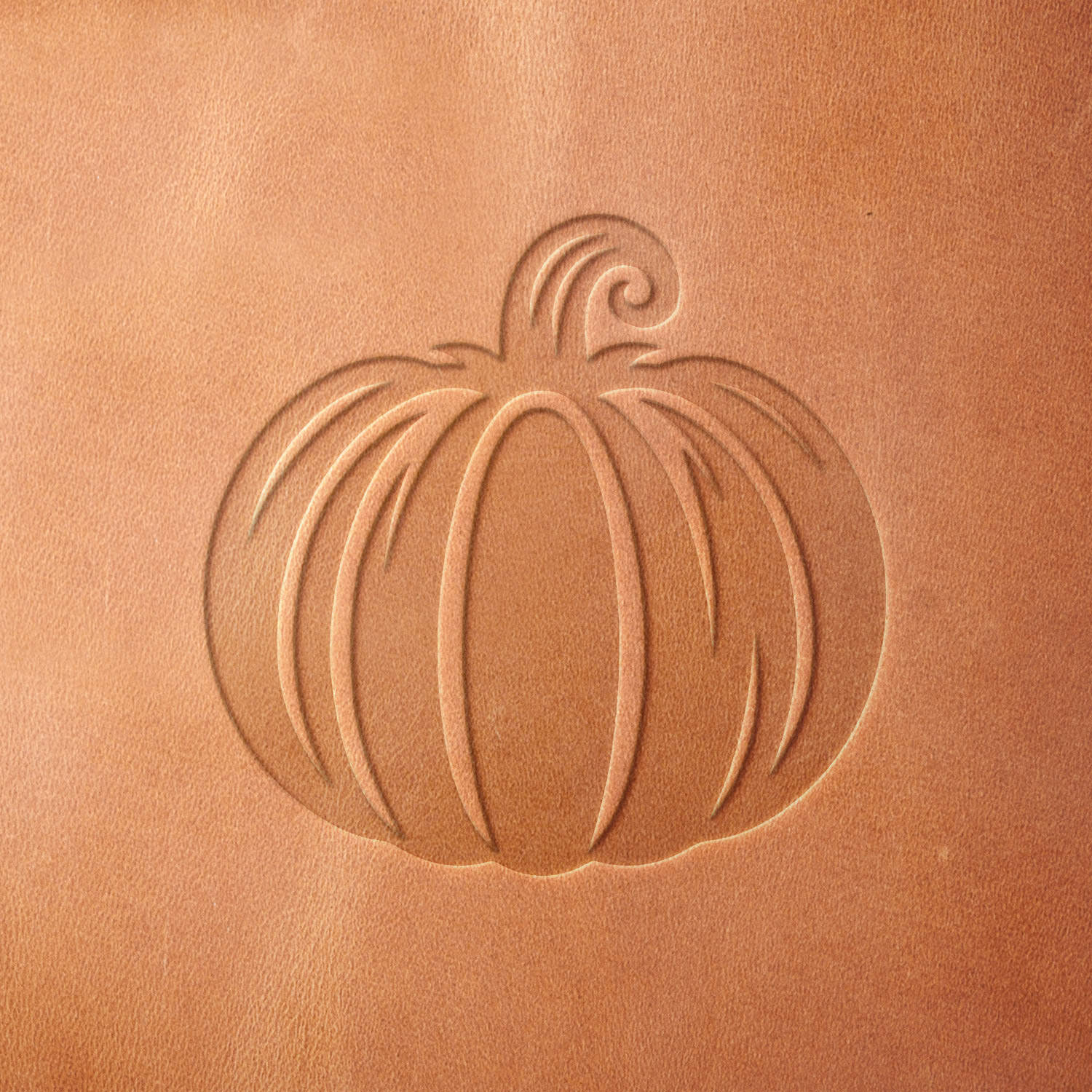 Pumpkin Delrin Leather Stamp - All Good Leather Co.