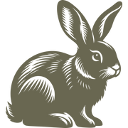 Rabbit Delrin Leather Stamp - All Good Leather Co.