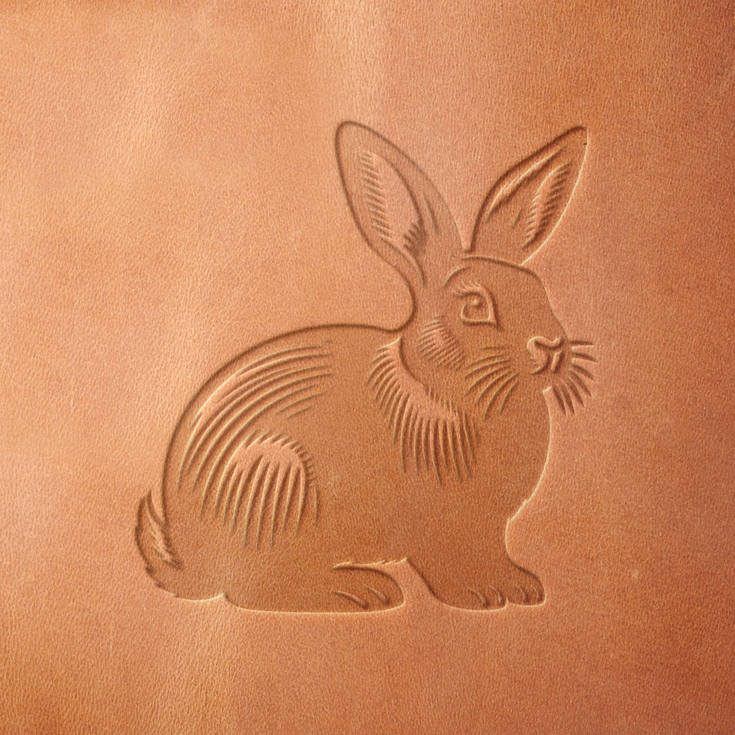 Rabbit Delrin Leather Stamp - All Good Leather Co.