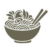 Ramen Noodles Delrin Leather Stamp - All Good Leather Co.