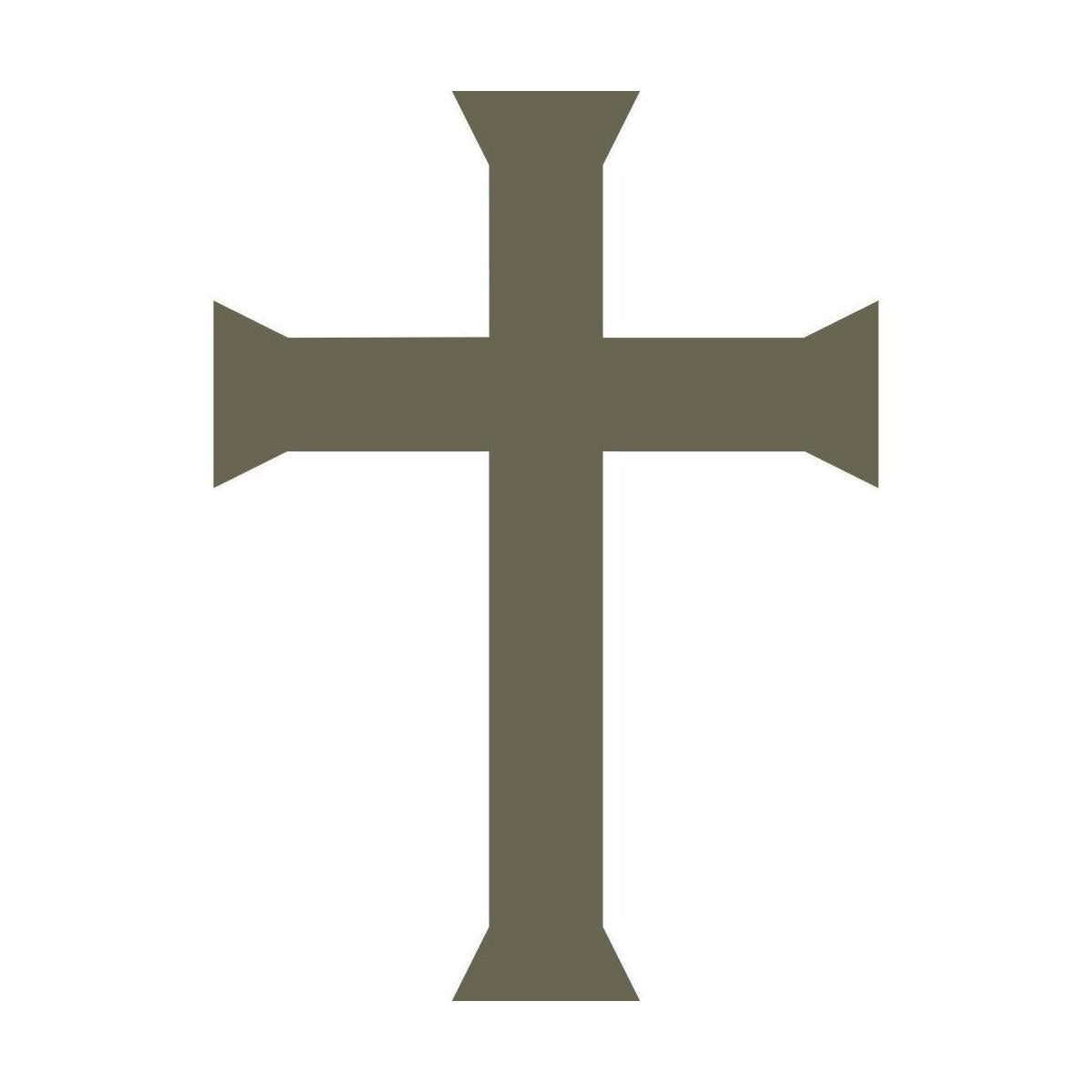 Religious Cross Delrin Leather Stamp - All Good Leather Co.