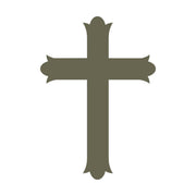 Religious Cross Delrin Leather Stamp - All Good Leather Co.