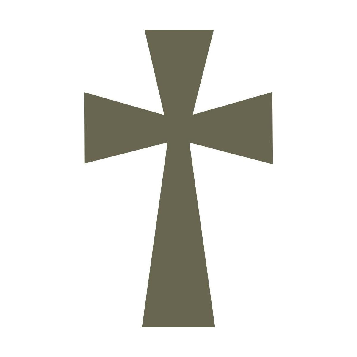 Religious Cross Delrin Leather Stamp - All Good Leather Co.