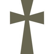 Religious Cross Delrin Leather Stamp - All Good Leather Co.
