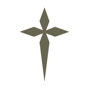 Religious Cross Delrin Leather Stamp - All Good Leather Co.
