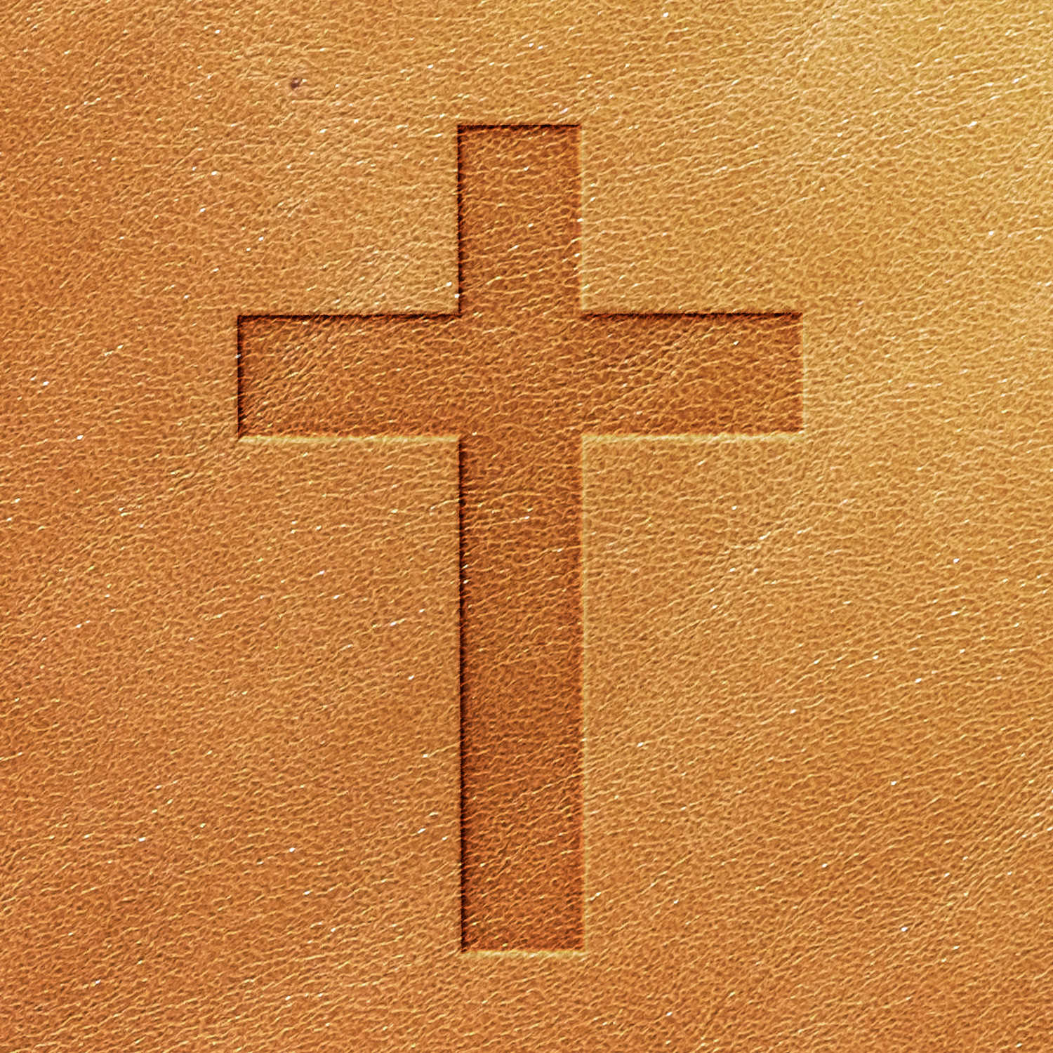 Religious Cross Delrin Leather Stamp - All Good Leather Co.