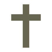 Religious Cross Delrin Leather Stamp - All Good Leather Co.