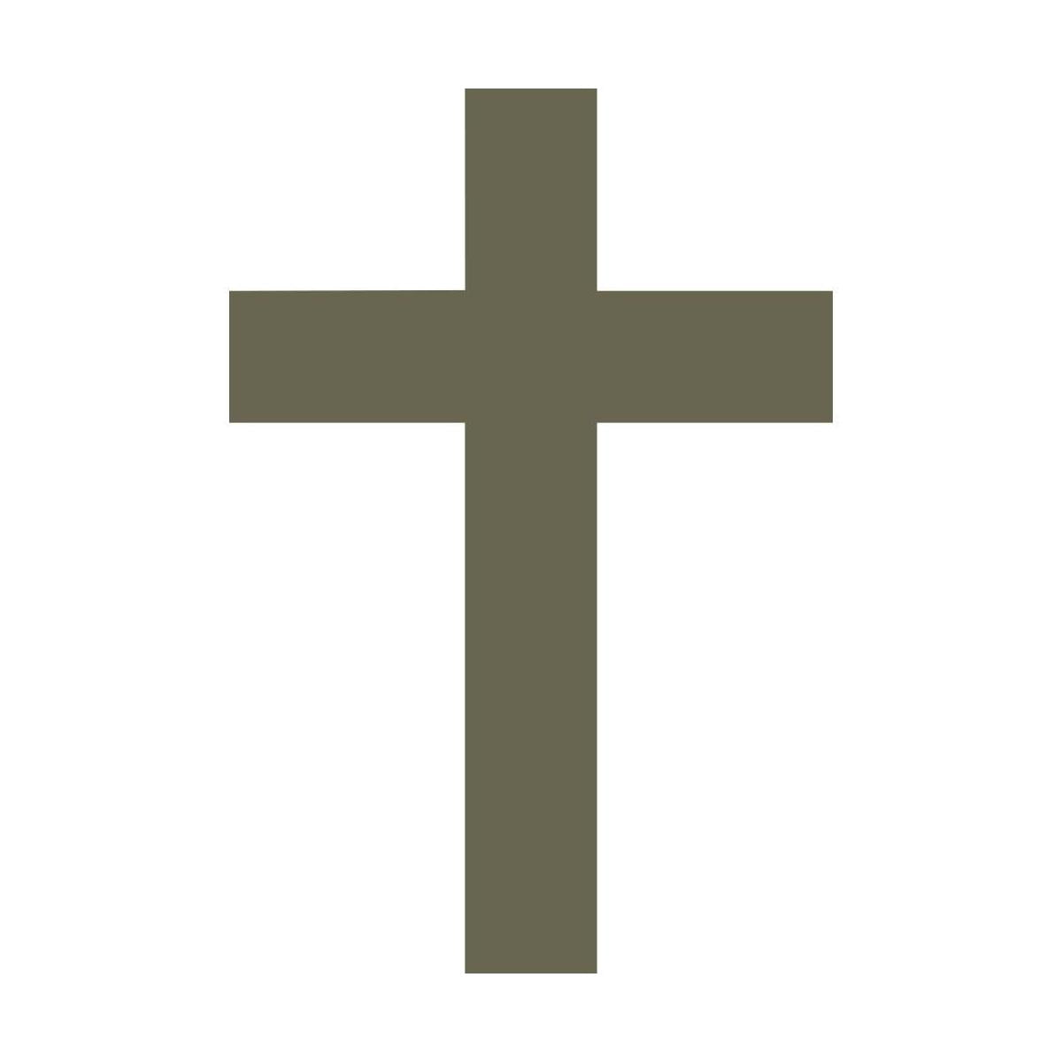Religious Cross Delrin Leather Stamp - All Good Leather Co.