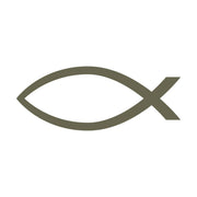 Religious Fish Delrin Leather Stamp - All Good Leather Co.