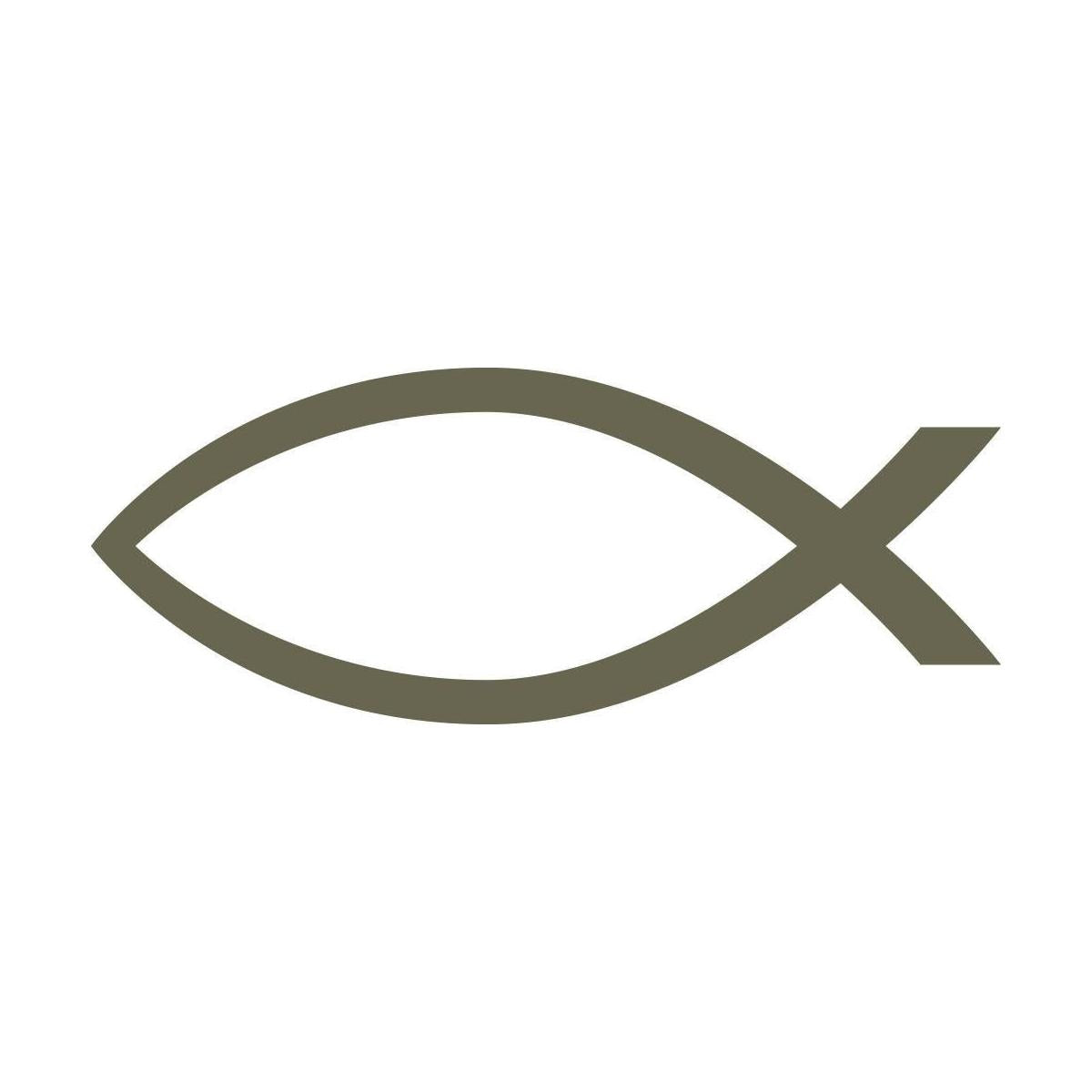 Religious Fish Delrin Leather Stamp - All Good Leather Co.