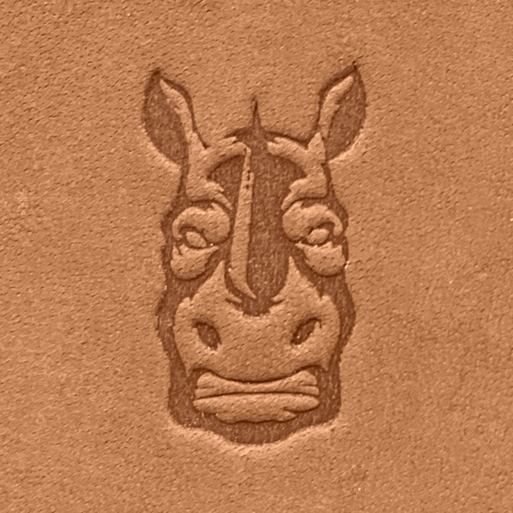 Rhino Delrin Leather Stamp - All Good Leather Co.