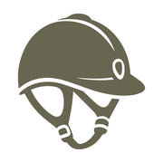 Riding Helmet Delrin Leather Stamp - All Good Leather Co.