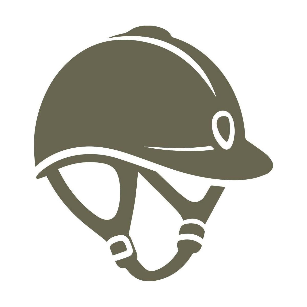 Riding Helmet Delrin Leather Stamp - All Good Leather Co.