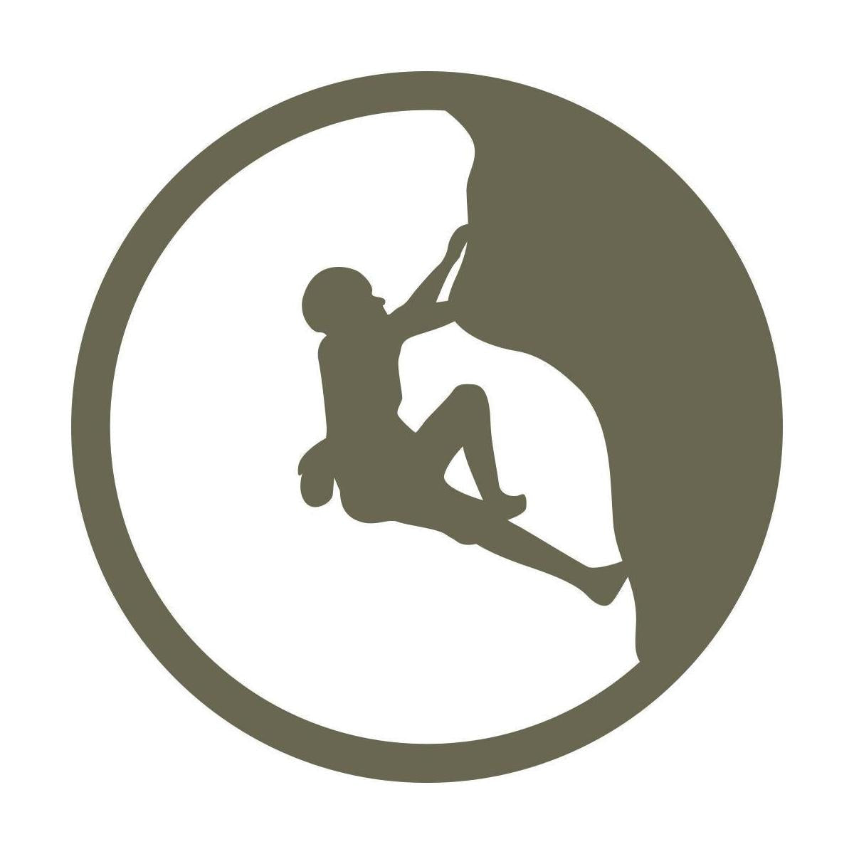 Rock Climbing Delrin Leather Stamp