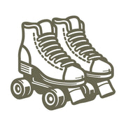 Roller Skates Delrin Leather Stamp - All Good Leather Co.