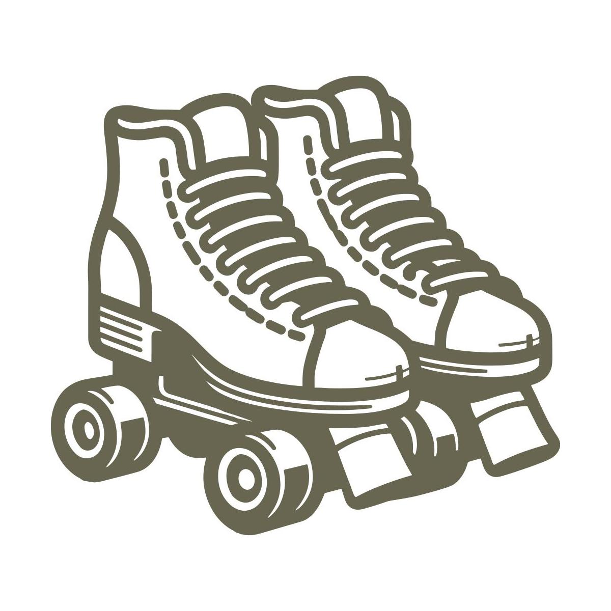 Roller Skates Delrin Leather Stamp - All Good Leather Co.