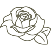 Rose Delrin Leather Stamp - All Good Leather Co.