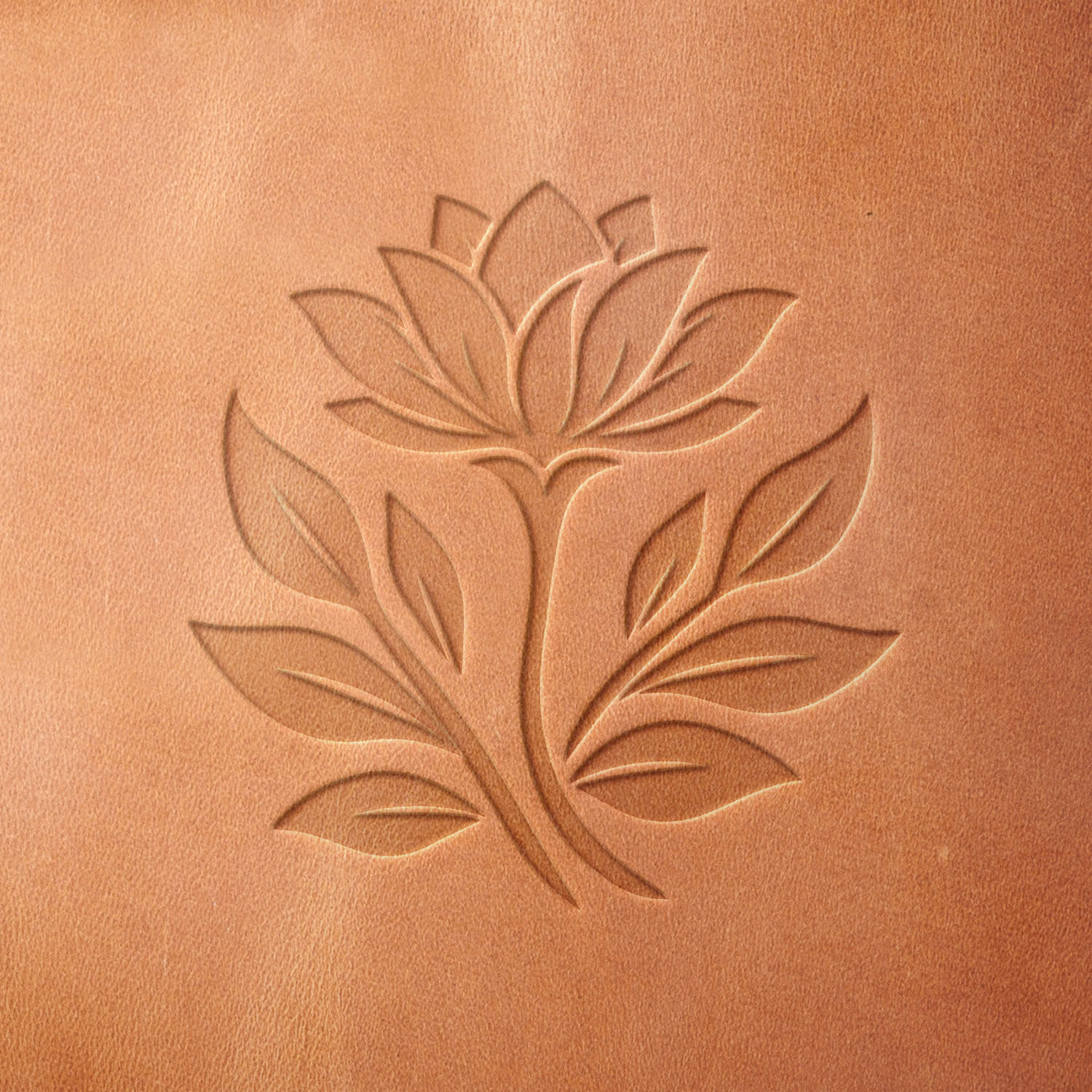 Rose Delrin Leather Stamp - All Good Leather Co.