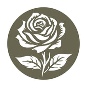Rose Delrin Leather Stamp - All Good Leather Co.