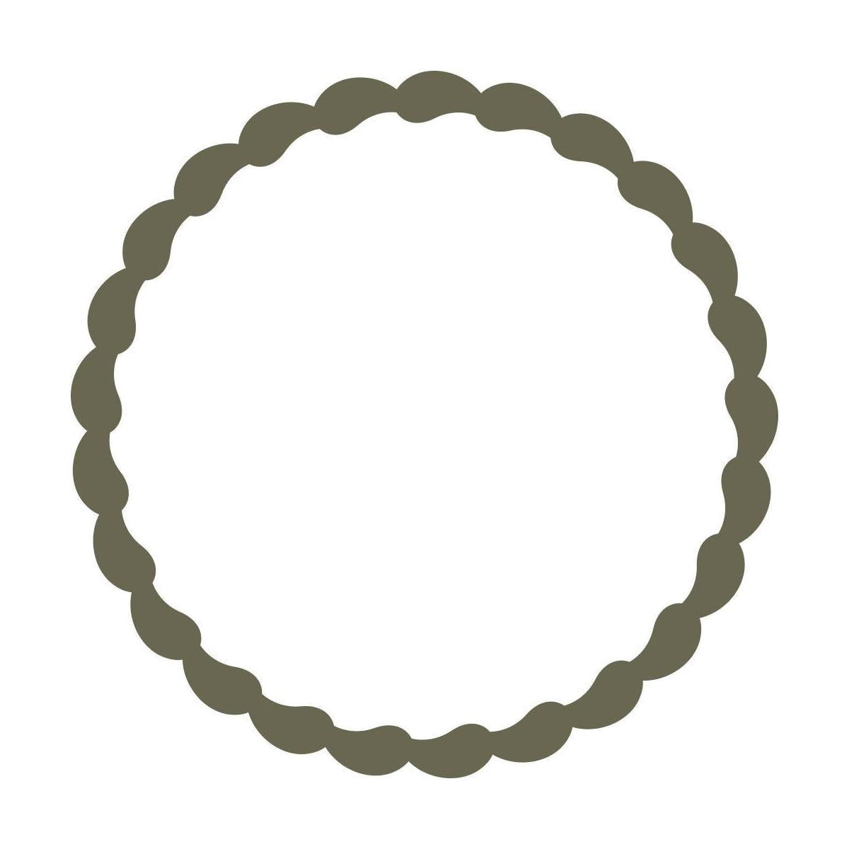 Scalloped Circle Delrin Leather Stamp - All Good Leather Co.