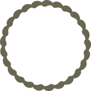 Scalloped Circle Delrin Leather Stamp - All Good Leather Co.