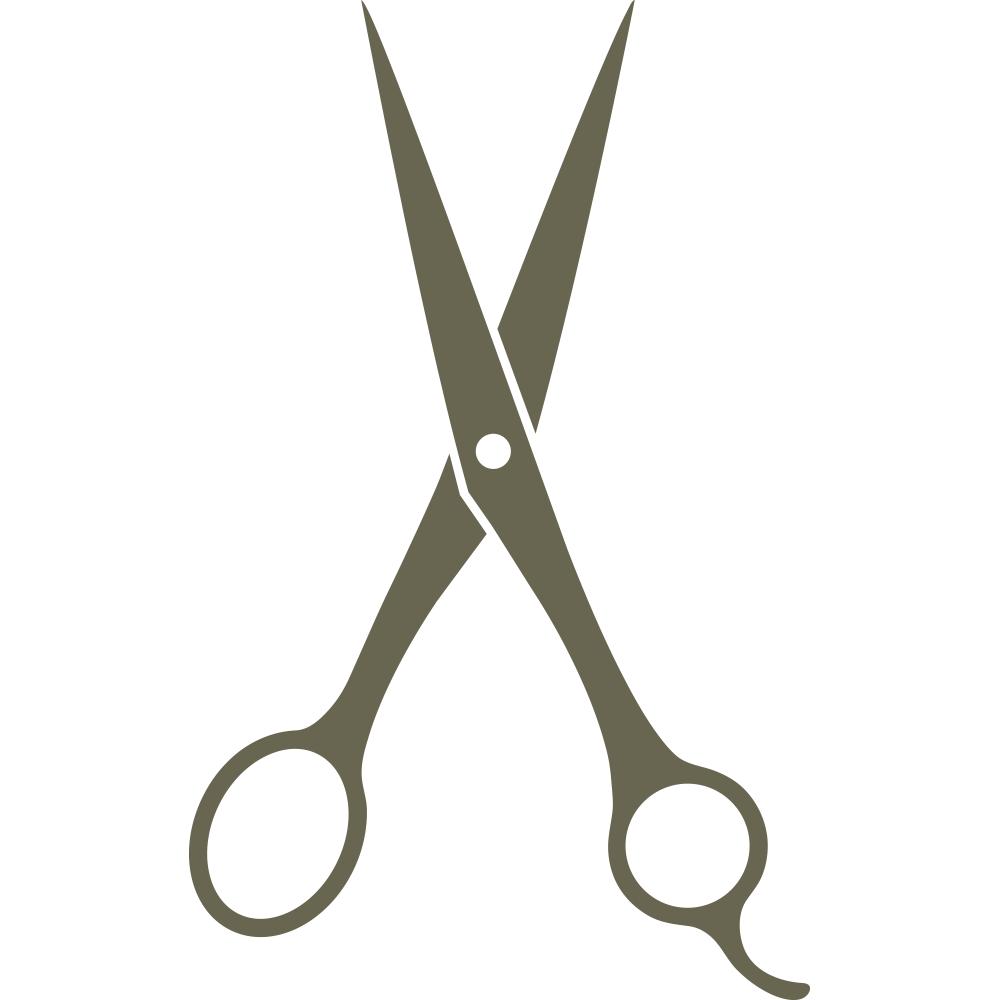 Scissors Delrin Leather Stamp - All Good Leather Co.