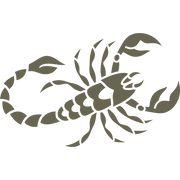 Scorpion Delrin Leather Stamp - All Good Leather Co.