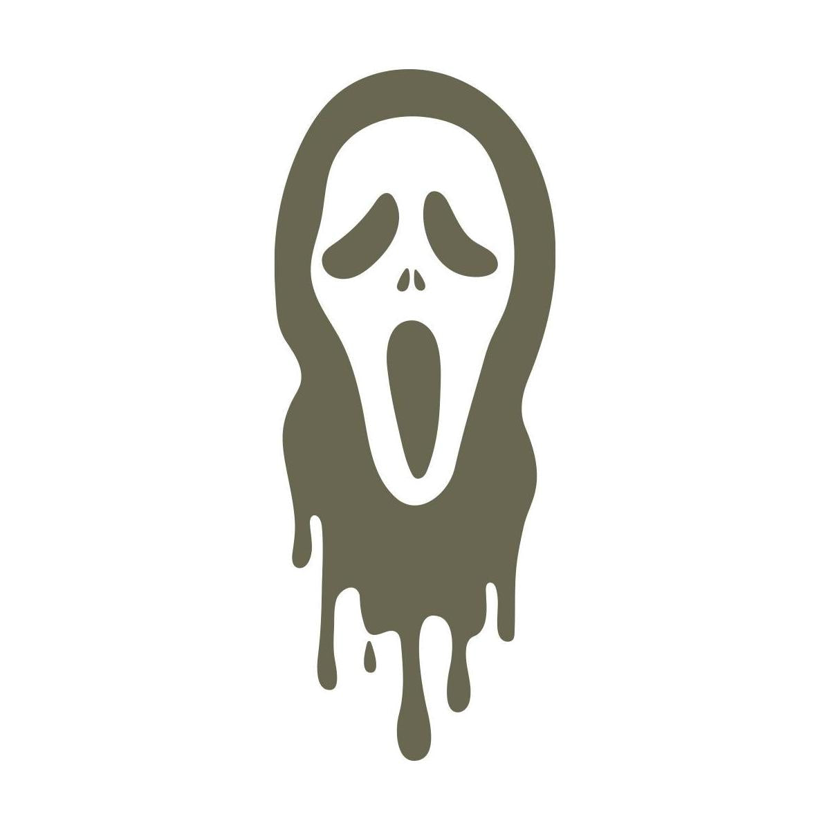 Scream Mask Leather Stamp - All Good Leather Co.