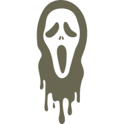 Scream Mask Leather Stamp - All Good Leather Co.