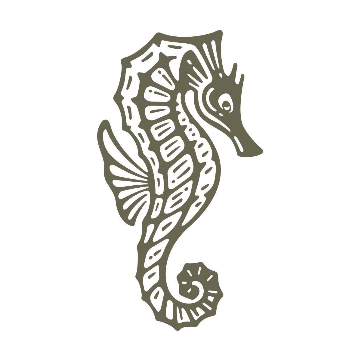 Seahorse Delrin Leather Stamp - All Good Leather Co.
