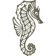 Seahorse Delrin Leather Stamp - All Good Leather Co.