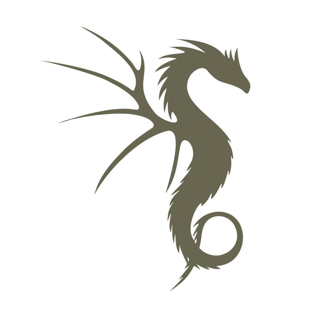 Seahorse Dragon Delrin Leather Stamp - All Good Leather Co.