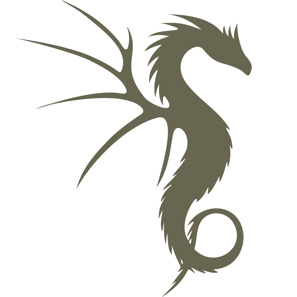 Seahorse Dragon Delrin Leather Stamp - All Good Leather Co.