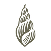 Seashell Delrin Leather Stamp - All Good Leather Co.