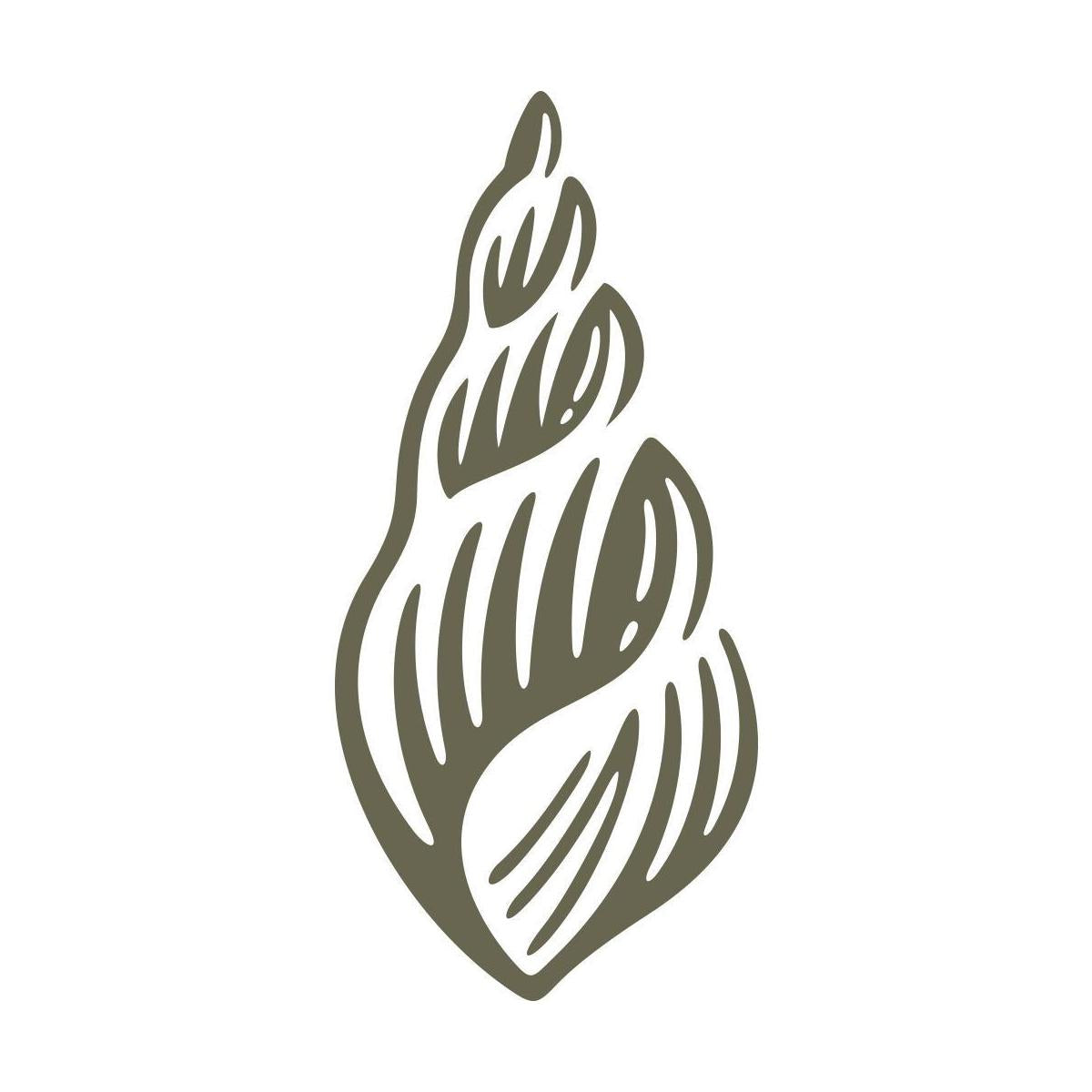 Seashell Delrin Leather Stamp - All Good Leather Co.