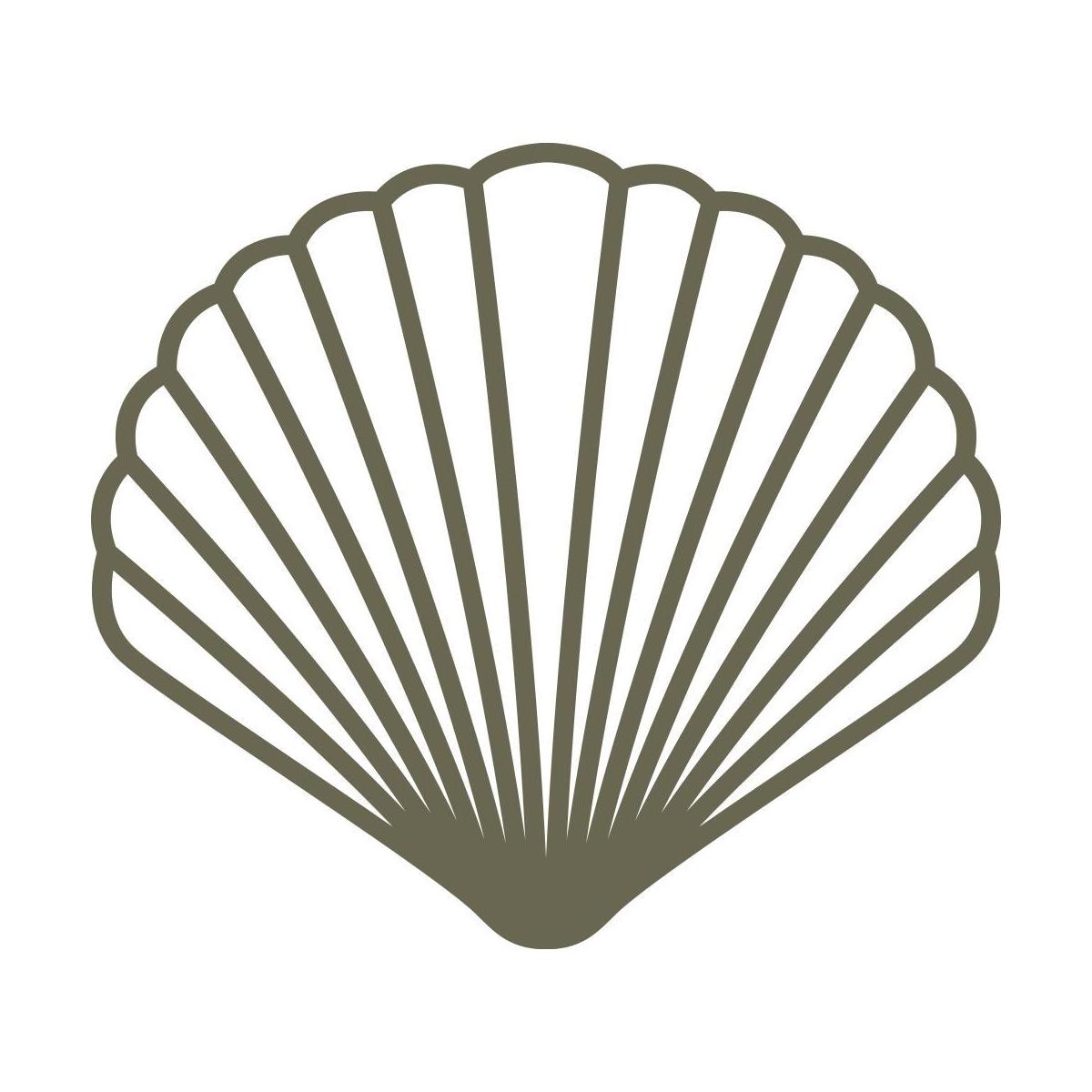Seashell Delrin Leather Stamp - All Good Leather Co.