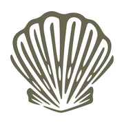 Seashell Delrin Leather Stamp - All Good Leather Co.