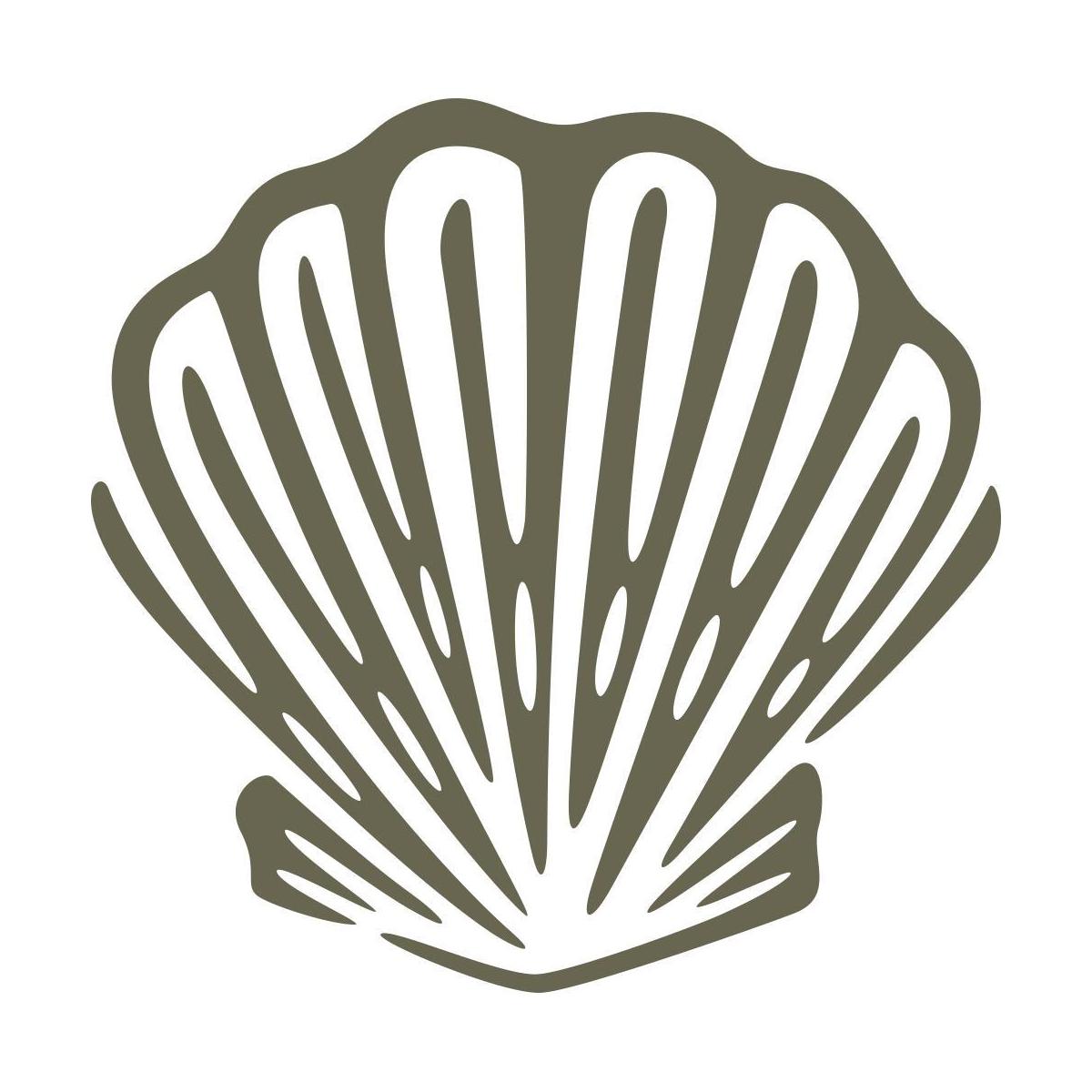 Seashell Delrin Leather Stamp - All Good Leather Co.