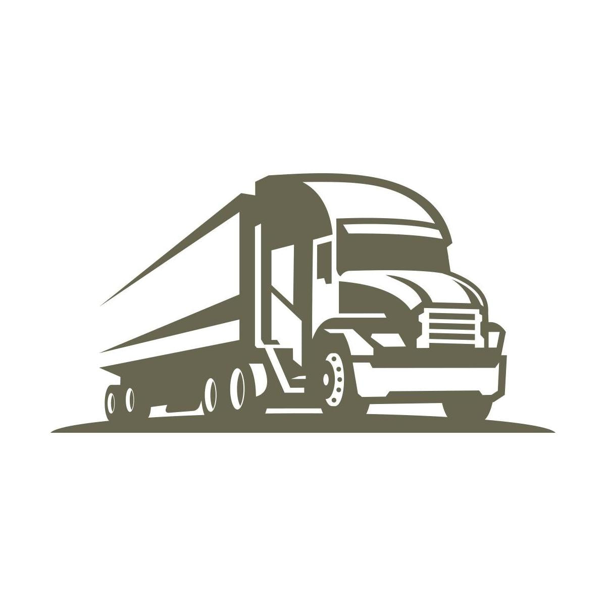 Semi Truck Delrin Leather Stamp - All Good Leather Co.