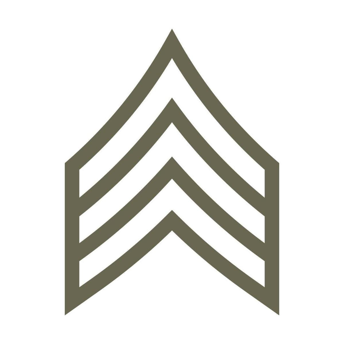 Sergeant Delrin Leather Stamp - All Good Leather Co.