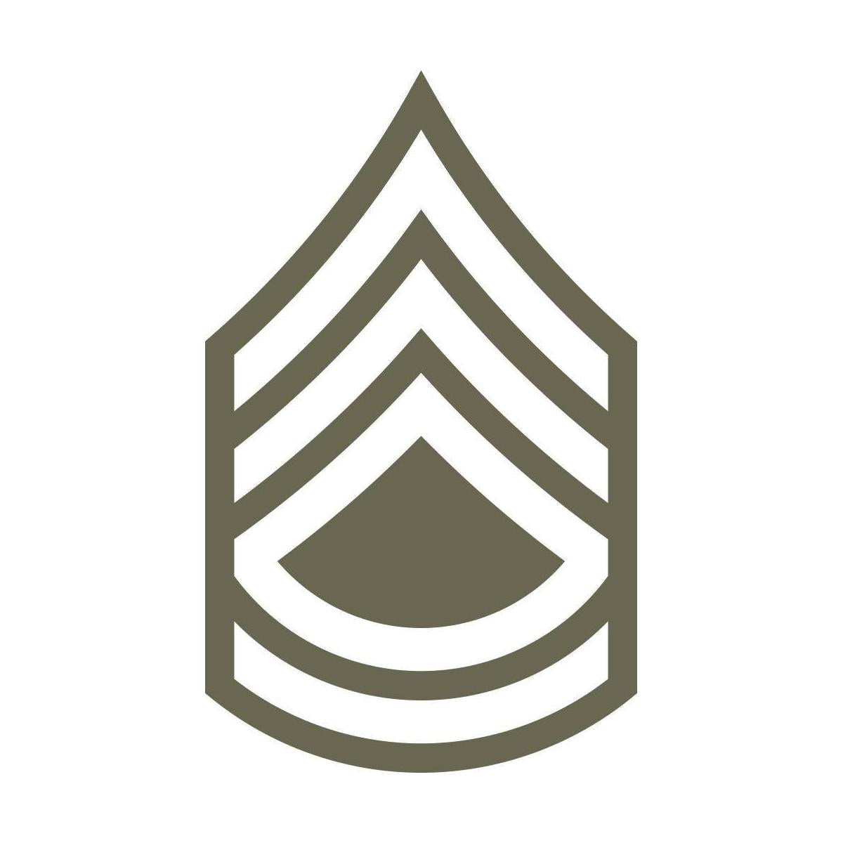Sergeant First Class Delrin Leather Stamp - All Good Leather Co.