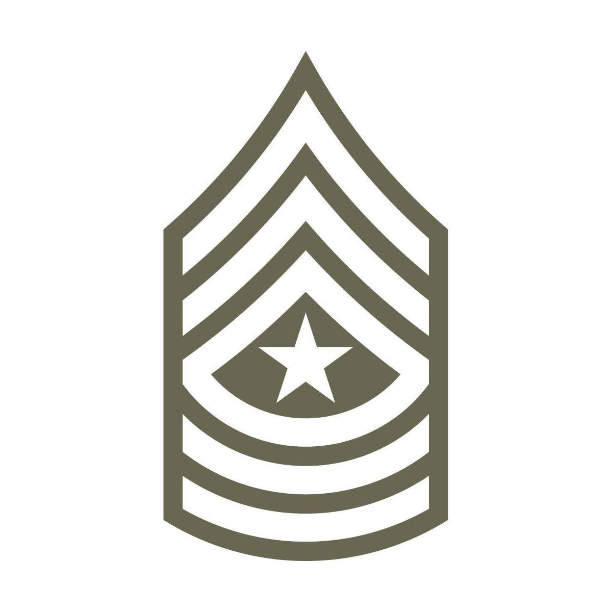 Sergeant Major Delrin Leather Stamp - All Good Leather Co.