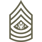 Sergeant Major of the Army Delrin Leather Stamp - All Good Leather Co.