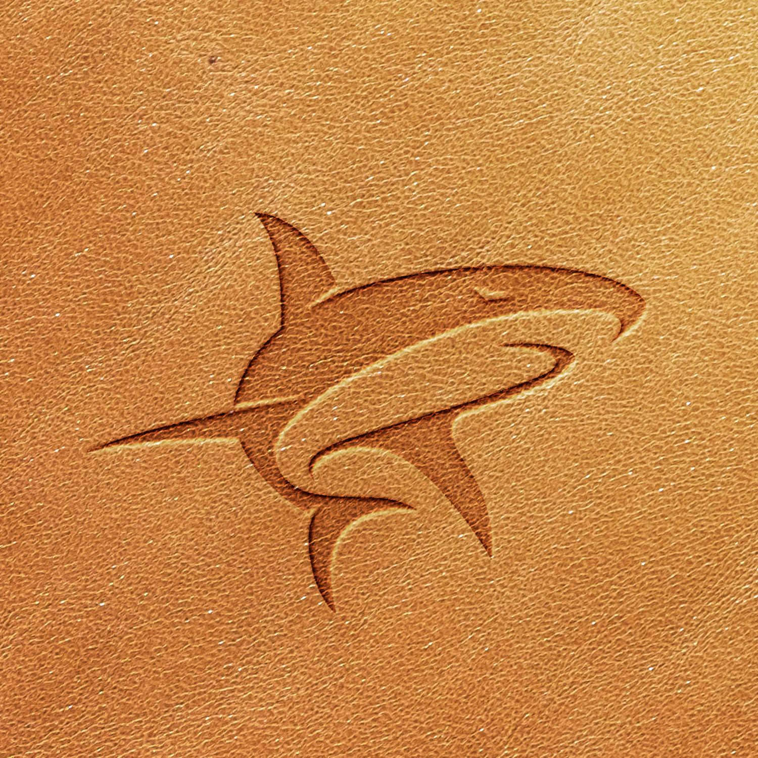 Shark Delrin Leather Stamp - All Good Leather Co.