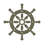 Ship Wheel Delrin Leather Stamp - All Good Leather Co.