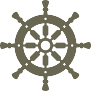 Ship Wheel Delrin Leather Stamp - All Good Leather Co.