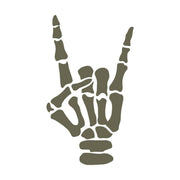 Skeleton Hand Delrin Leather Stamp - All Good Leather Co.