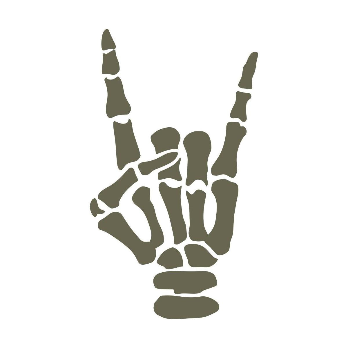 Skeleton Hand Delrin Leather Stamp - All Good Leather Co.